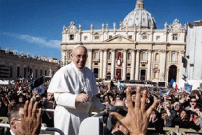 教宗方濟一世正式就職 呼籲保護弱者