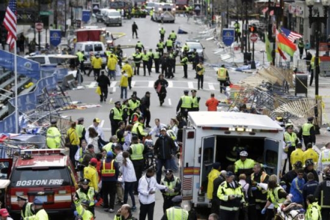 波士頓馬拉松爆炸 二人死亡 數十受傷