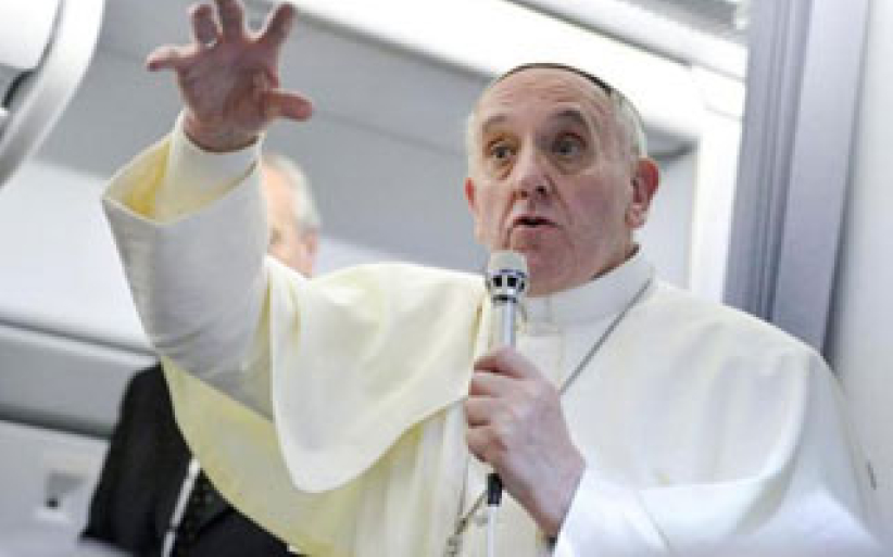 教宗首谈同性恋：爱罪人、恨恶罪