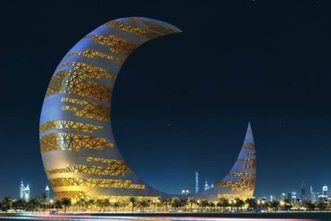 杜拜建月型塔宣示伊斯蘭力量