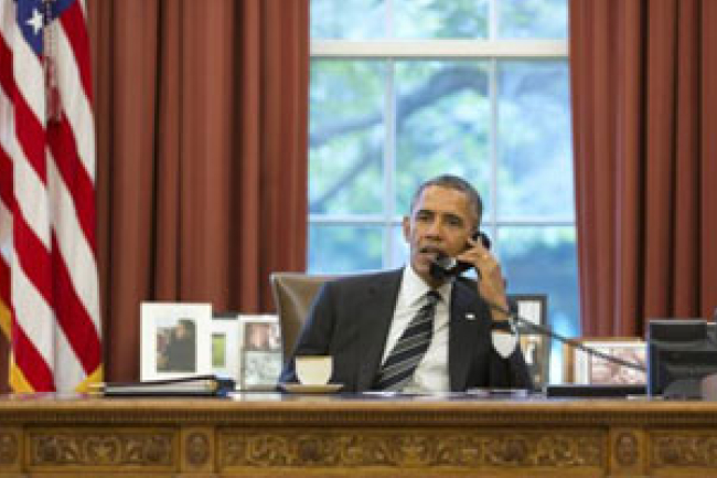 奧巴馬歷史性致電伊朗總統 促釋放薩伊德