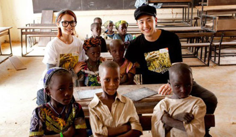 潘瑋柏、楊丞琳西非獻愛 籲救助飢餓生命