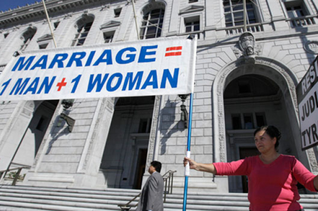 美婚姻法律定義之爭在「聖經帶」燃燒
