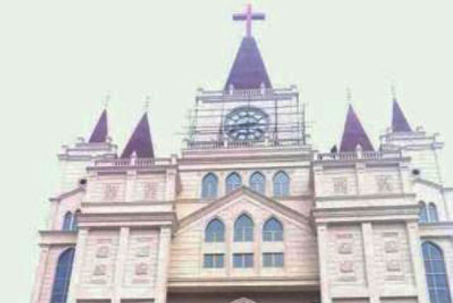 溫州教堂十字架招忌面臨爆破強拆 數千信徒守護