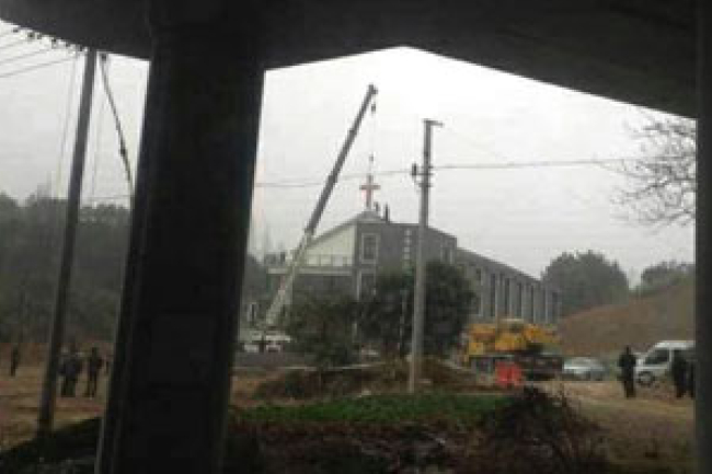 傳浙江政府展強拆教堂十字架行動