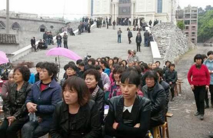 政府食言擬強拆三江教堂 溫州教會禁食禱告