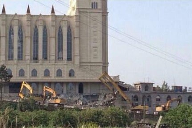 溫州再有兩所教堂遭強拆 三江信徒陷試煉