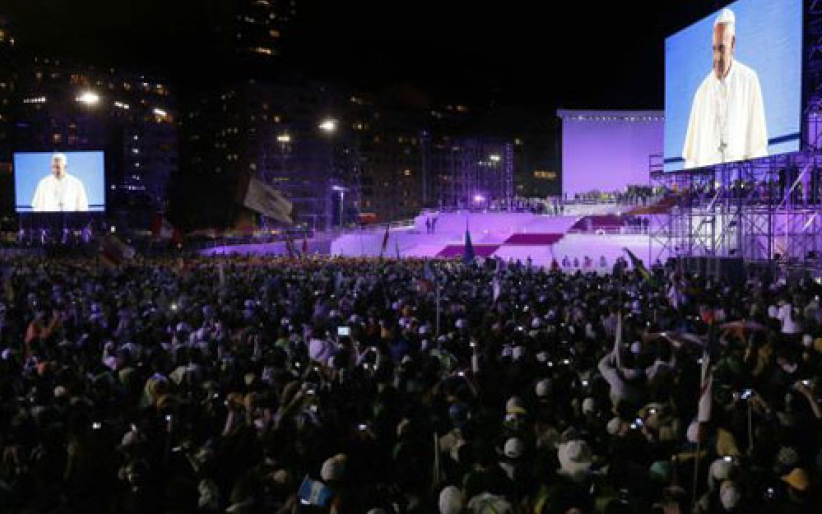 教宗方濟祝福巴西世界盃