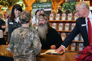 Duck Dynasty Phil and Kay at Billy Graham Library 
