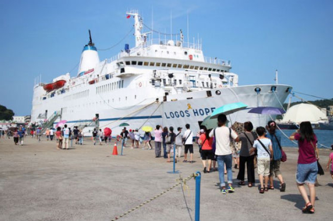 全球最大的海上書展「望道號」首訪台灣