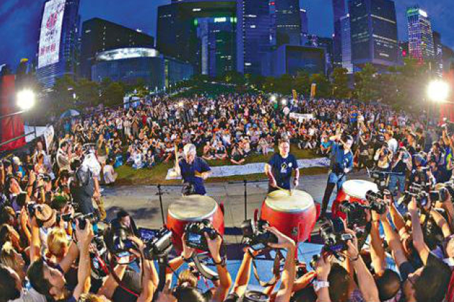 人大常委普選方案「落閘」基督徒聲援和平佔中