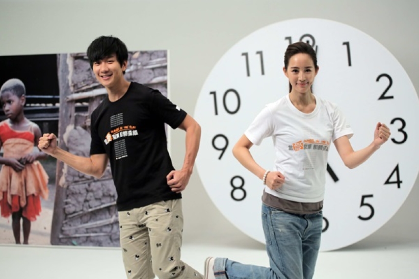 林俊傑、張鈞甯代言台灣「飢餓三十」首度合作拍攝公益廣告