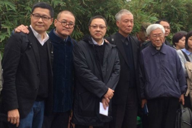 「佔中三子」自首參與非法集會65人響應未遭扣留