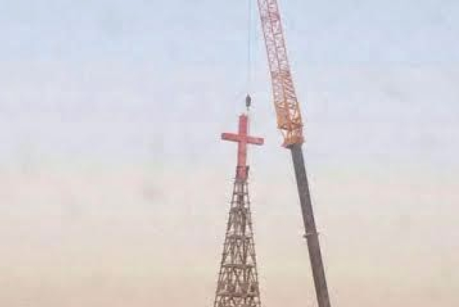 聖誕前夕強拆行動未停 浙江一週內兩處十字架被拆下