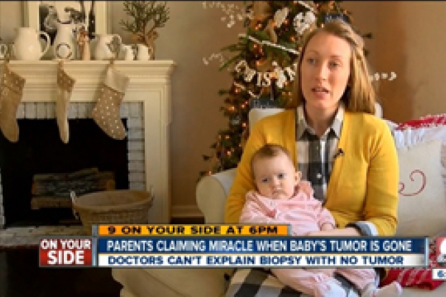 俄州女嬰腦瘤奇蹟消失 父母驚嘆禱告大能