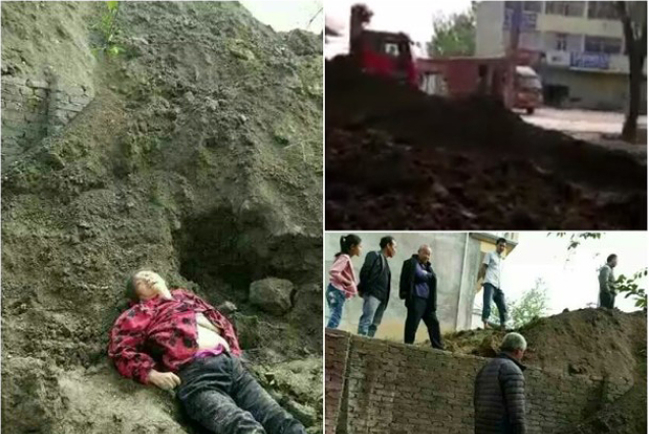 河南駐馬店基督徒夫婦護教堂土地遭強拆人員活埋 妻子死亡