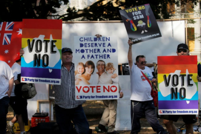 澳洲同姻郵遞公投 教會擲百萬捍衞婚姻定義