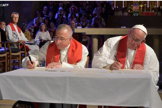 宗教改革五百周年 路德宗與天主教聯署「差異中尋求突破」