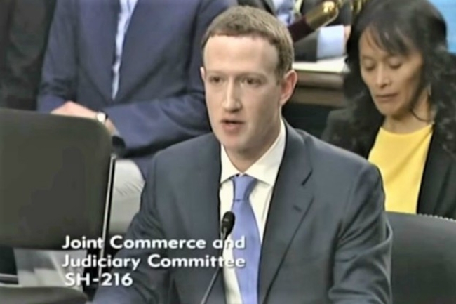 朱克伯格國會聽證上否認臉書反保守派