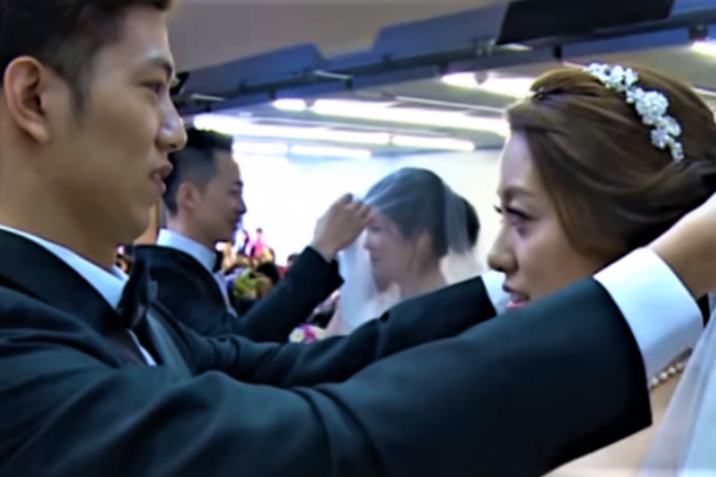 「十十相繫」婚禮 台20對新人高喊捍衛婚姻