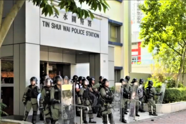 反送中抗爭升溫 三日六場反暴力集會