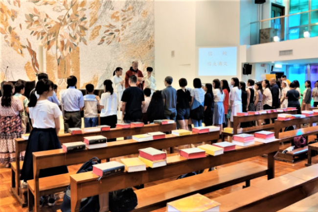 天主教香港教區禁彌撒唱《願榮光歸香港》 神父：價值觀與福音相同