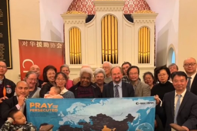 全球聯合公禱會 宣讀聯署為中國北韓教會祈求