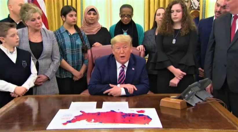 宗教自由日  美国总统川普颁宪保师生祈祷权