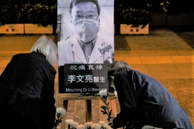 李文亮殉職惹民憤 國內學者聯署5大訴求廣開言論