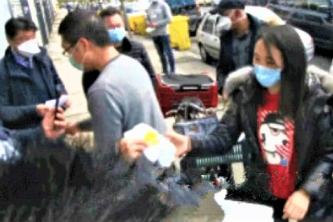 義大利封城人心惶恐 華人教會街頭送口罩添暖意