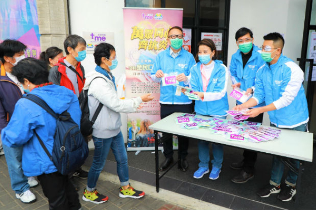 影音使團抗炎行動第一波 藝人送千口罩「疫」境祝福