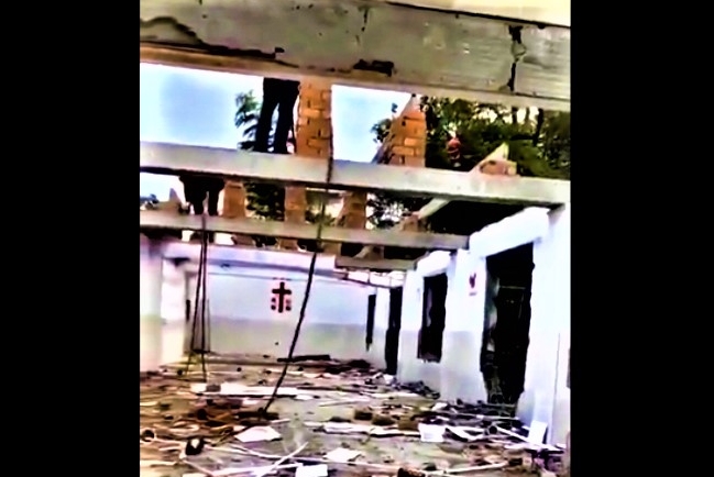 疫情稍緩中國強拆教堂 信徒受騷擾失工作