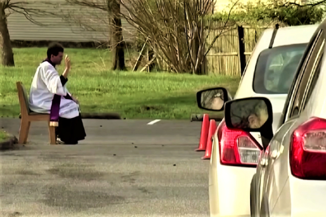 馬里蘭州神父創快速懺悔 遠距離為教友祈福