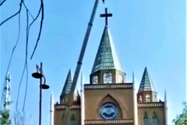 中國持續強拆十字架 百年歷史老教堂歷盡風雨