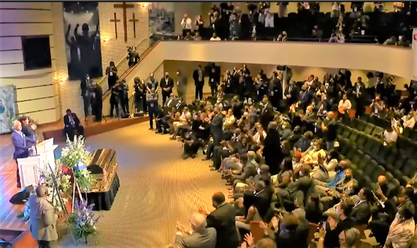 美國警暴案黑人追思會 民權牧師籲延續「我有一個夢」 