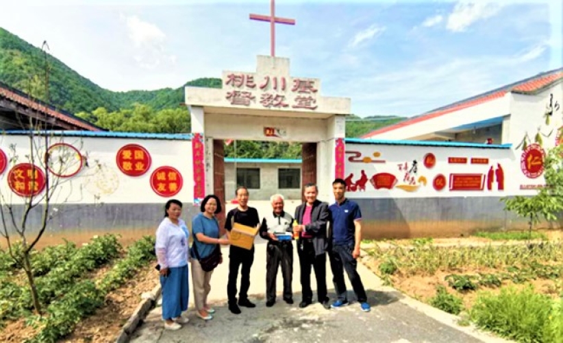 中國疫後陝西教會扶貧建「愛心超市」