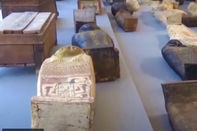 埃及出土百具彩繪木棺 蔡春曦:雅各約瑟遺體木乃伊式防腐