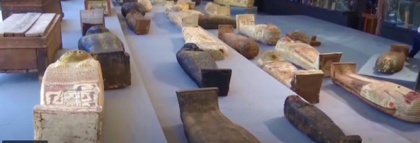 埃及出土百具彩繪木棺 蔡春曦：雅各約瑟遺體木乃伊式防腐