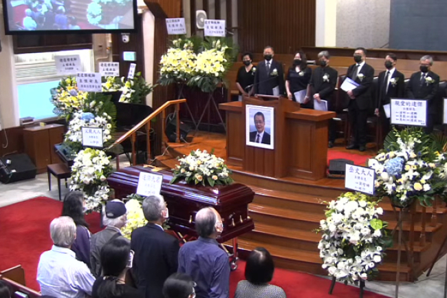 連達傑牧師安息禮拜 籲平生融會上帝教誨