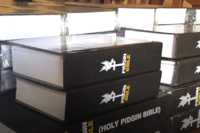 尼日利亞青年三年翻譯皮欽語《聖經》