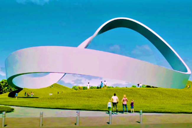 全球最大型紀念碑 刻上百萬人祈禱蒙福故事