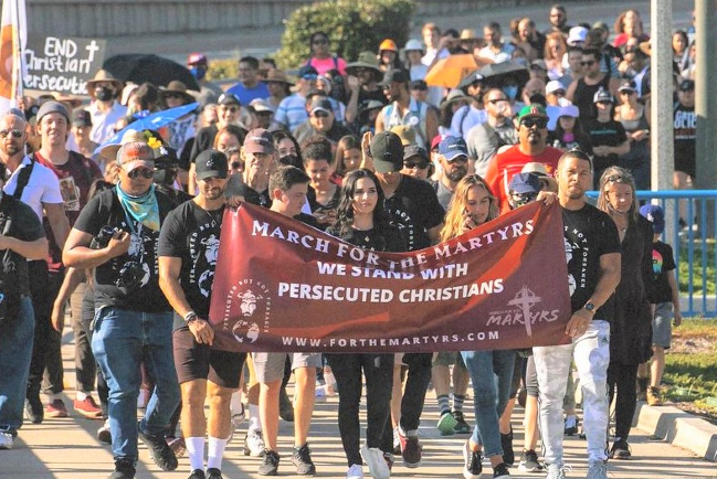 美國千名基督徒聚集 為世界受害教會發聲