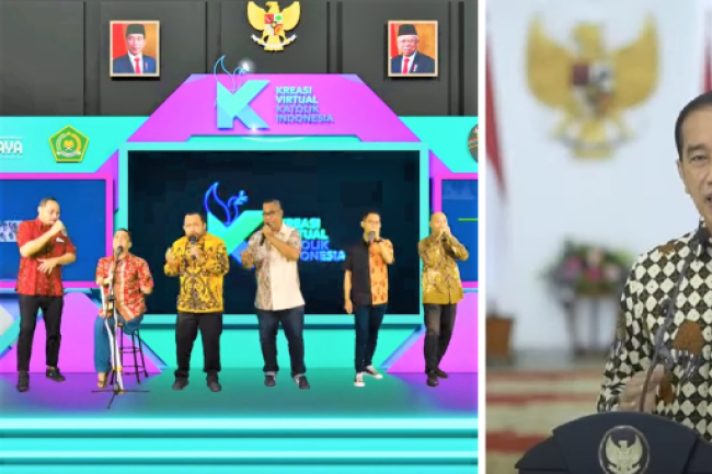 印尼10月虛擬節慶 傳揚仁愛、和平、寬恕