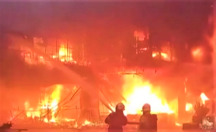 高雄城中城重陽大火 教會物資心靈喪葬支援 