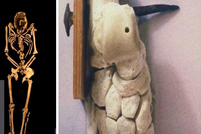 英國古墓驚現被釘十字架男子骸骨