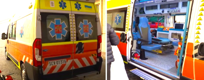 梵蒂冈救护车送赠乌克兰 