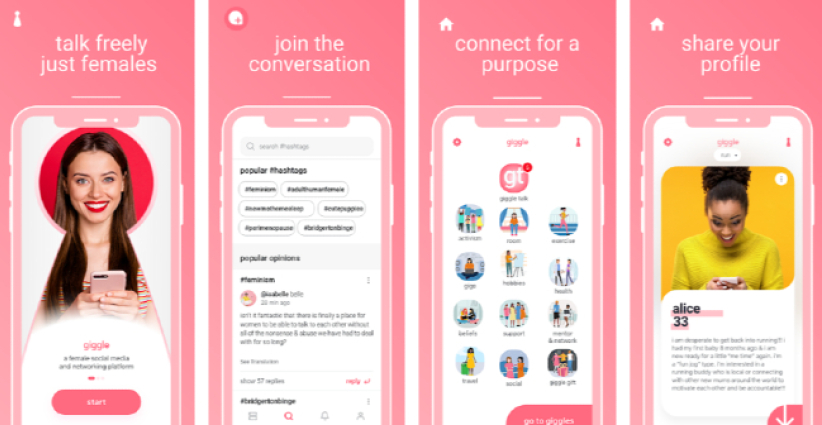 女性應用程式Giggle 拒生理男闖入   