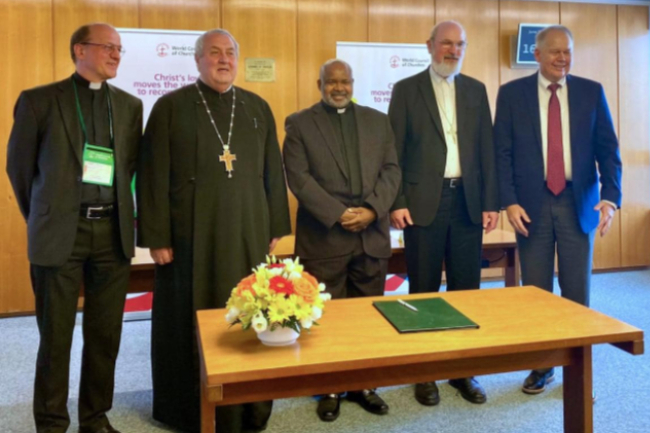 「普世教協」與「全球基督教論壇」簽署備忘錄：尋求基督教合一