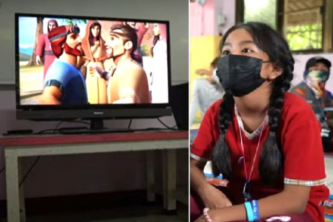 9歲泰國女孩觀看聖經動畫 領佛教家人信主