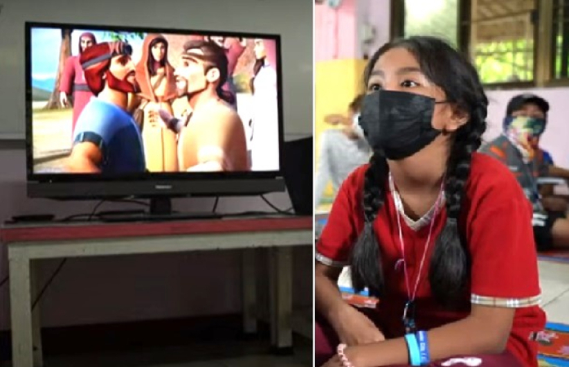 9歲泰國女孩觀看聖經動畫 領佛教家人信主 